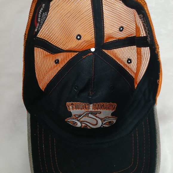 Gray and Orange Cap - Picture 4 of 6